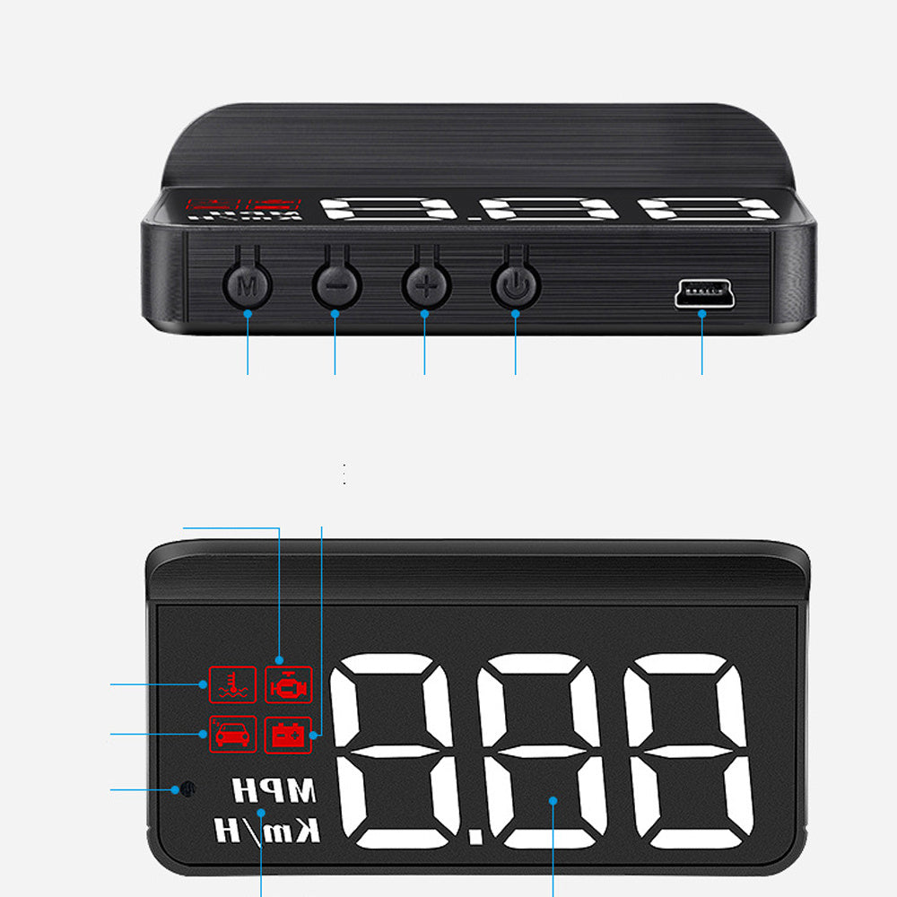 Car OBD2 GPS Head-Up Display Car HUD Projector Display