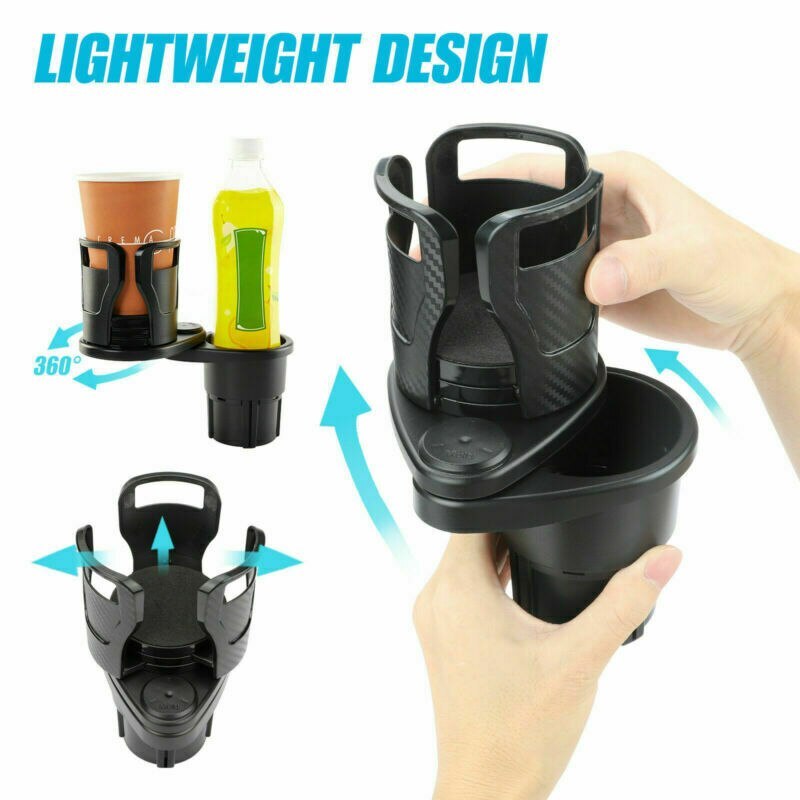 Car Drinking Bottle Holder 360 Degrees Rotatable Water Cup Holder Sunglasses Phone