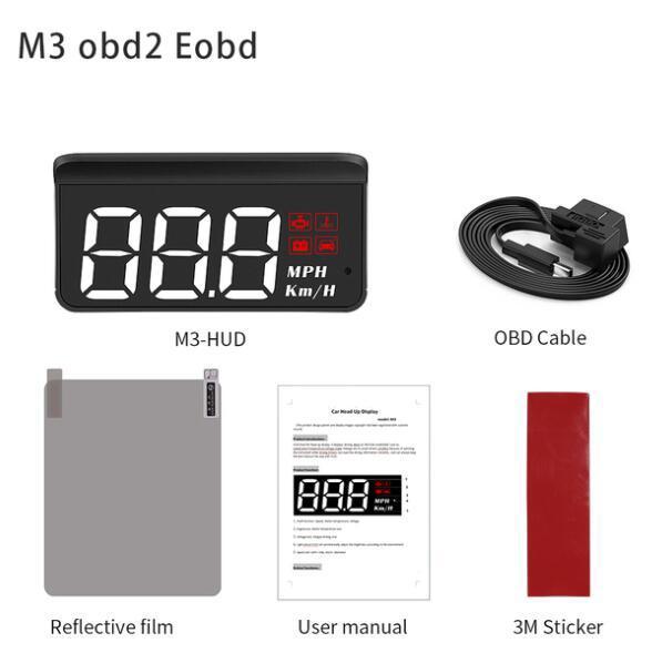 Car OBD2 GPS Head-Up Display Car HUD Projector Display