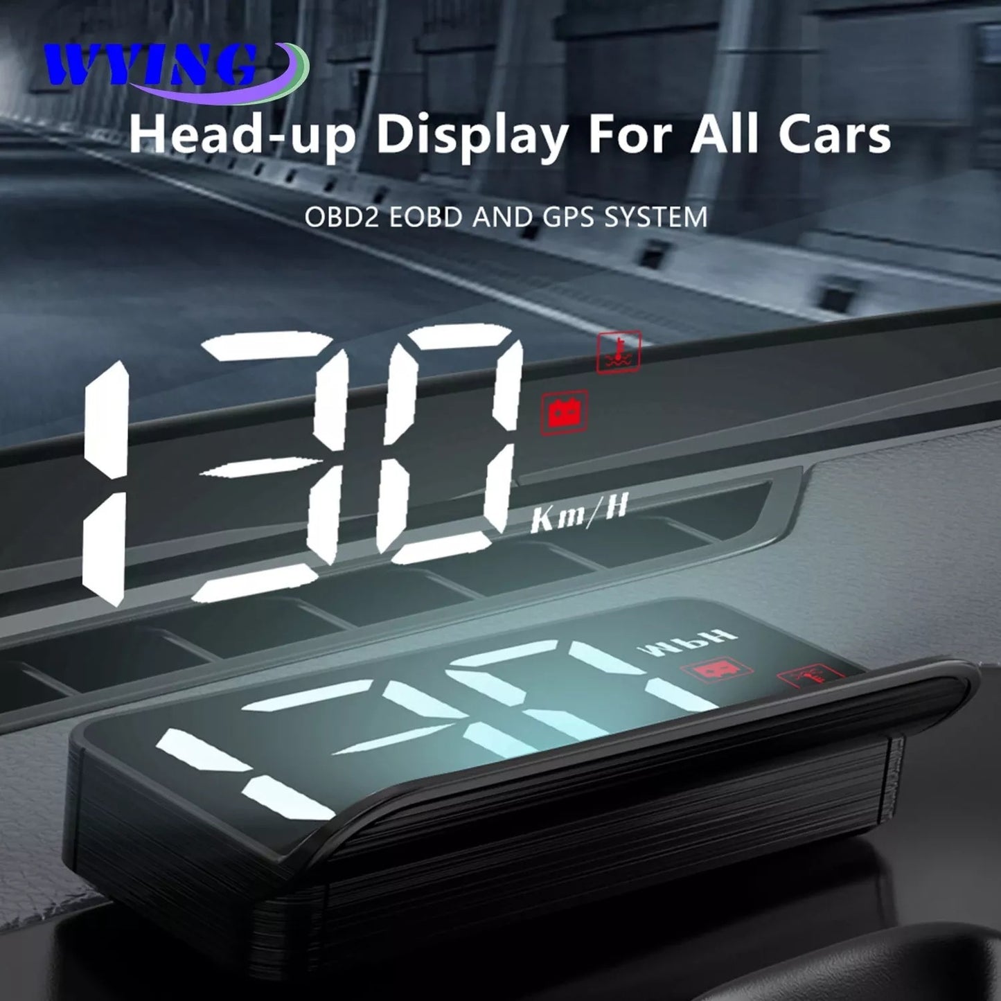 Car OBD2 GPS Head-Up Display Car HUD Projector Display